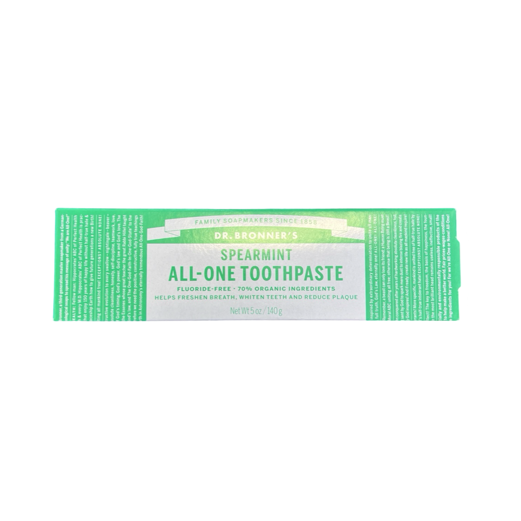 Dr Bronner S Toothpaste Spearmint 140g