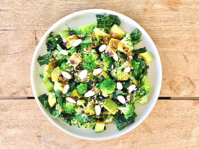 Broccoli, Avocado & Almond Salad