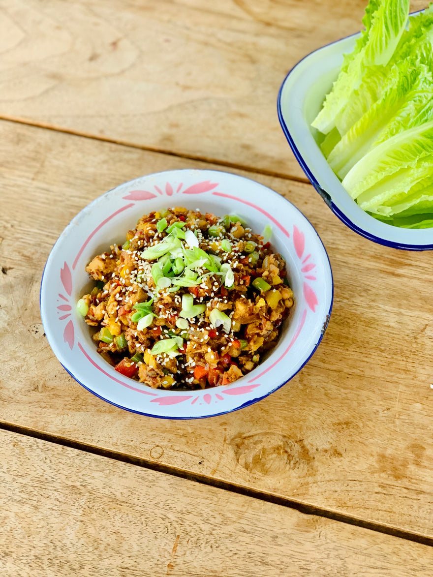 Tempeh & Pineapple San Choy Bau