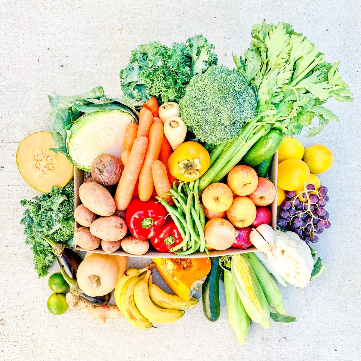 Organic Mixed Fruit and Vegetable Box Dunn & Walton Perth, WA