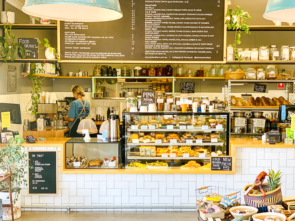 Our cafe with ready to go meals