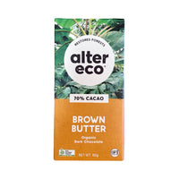 Alter Eco Chocolate Brown Butter 70% 80g