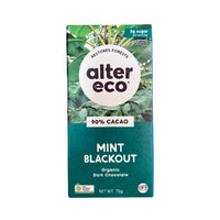 Alter Eco Chocolate Mint Blackout 90% 75g