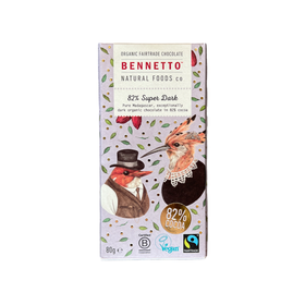 Bennetto Dark Chocolate Super Dark 80g
