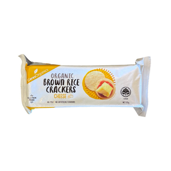 Ceres Rice Crackers Cheese 115g