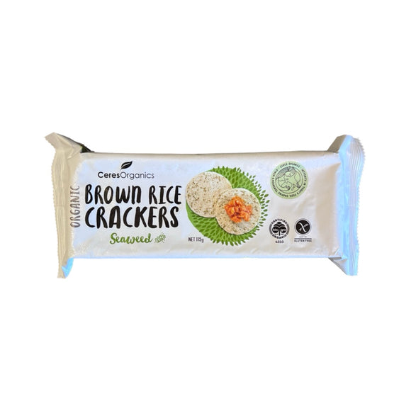 Ceres Rice Crackers Seaweed 115g
