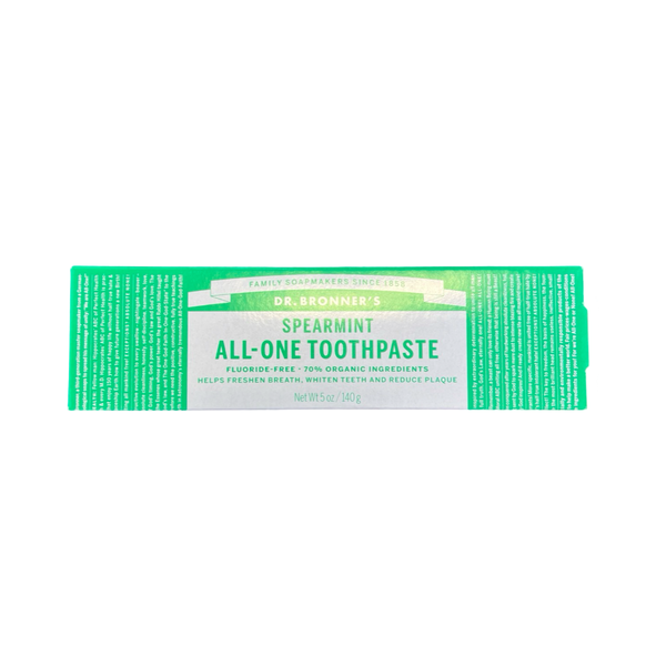 Dr Bronner S Toothpaste Spearmint 140g