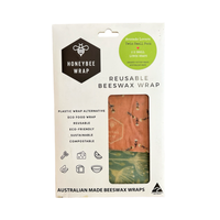 Honeybee Beeswax Wrap Small 2pk