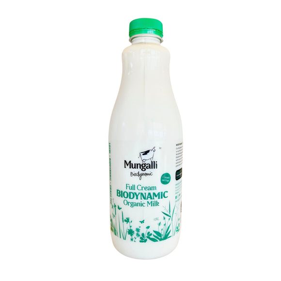Mungali Organic Cream on Top Milk 1.5Litre