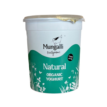 Mungali Organic Natural Yoghurt 1kg