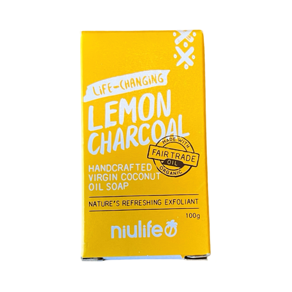 Niulife Soap Lemon Charcoal 100g