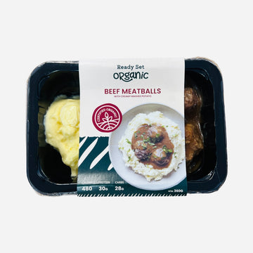 Ready Set Organic Beef Meatballs with Mashed Potato 360g