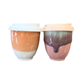 Pottery For The Planet Cup Orange or Pink 6oz