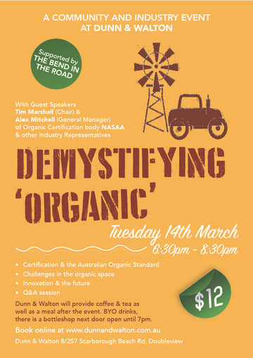 Demystifying Organic Event - 1 Ticket - 14th March 2023