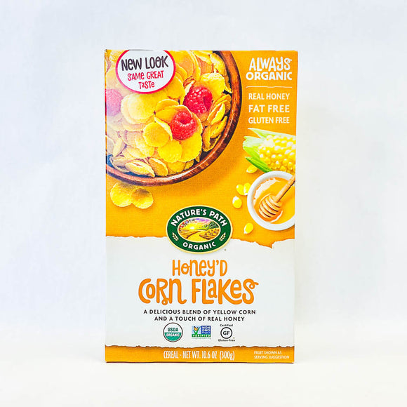 Natures Path Corn Flakes Honey 300g