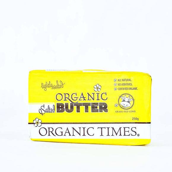 Organic Times Butter Salted 250g