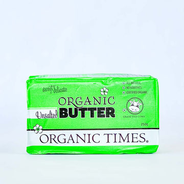 Organic Times Butter Unsalted 250g