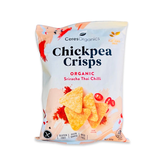 Ceres Chickpea Crisps Sriracha Thai Chilli 100g
