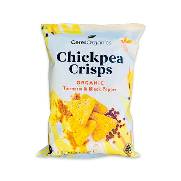 Ceres Chickpea Crisps Turmeric & Black Pepper 100g