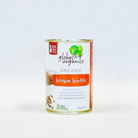Global Organics Brown Lentils 400g