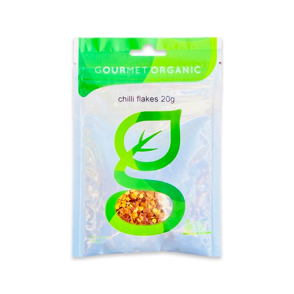 Gourmet Organic Chilli Flakes 20g