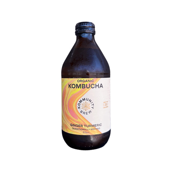 Kommunity Brew Kombucha Ginger Turmeric 375ml