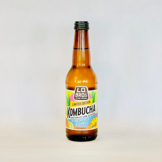 Lo Bros Kombucha Pineapple & Lime 330ml Dunn & Walton