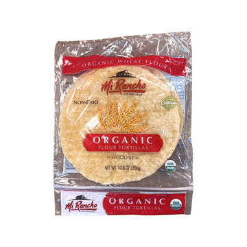 Mi Rancho Organic Wheat Flour Tortillas Small 6pk 258g