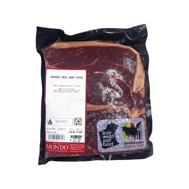 Mondo Beef Rump Steak 250g Dunn & Walton