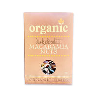 Organic Times Dark Chocolate Macadamias 150g